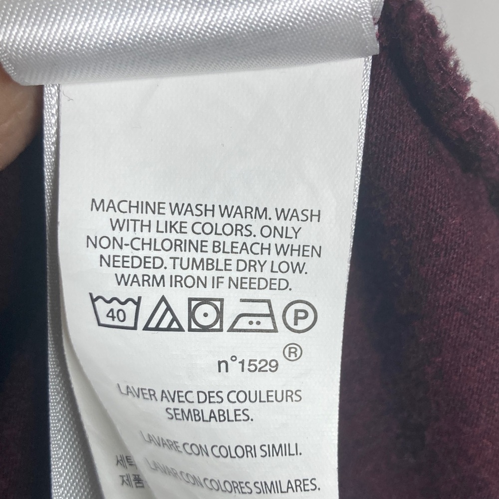 Polo by Ralph Lauren Sz L Men's Maroon V-Neck Tee Preppy Clubhouse - Picture 4 of 5